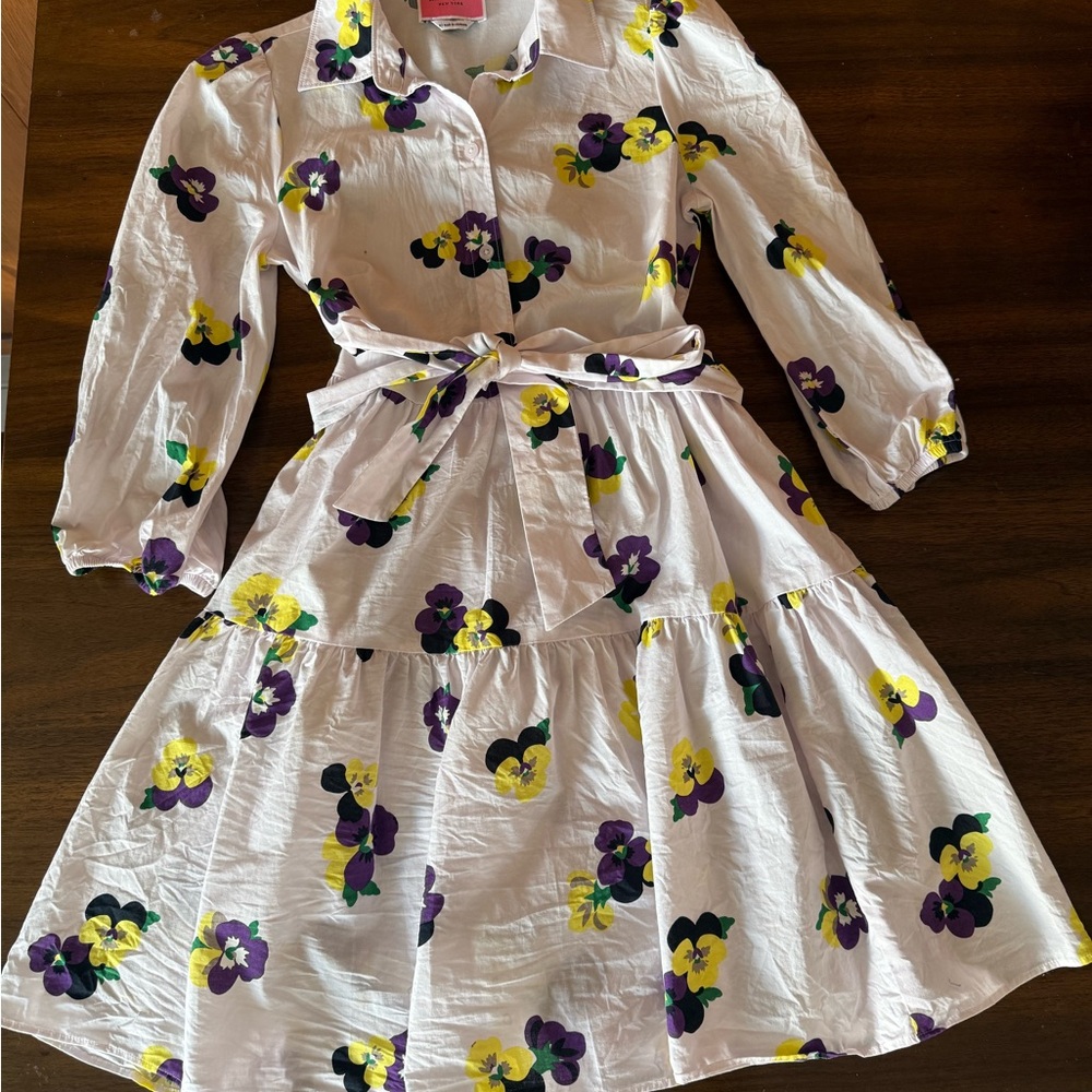 Kate Spade Pansy Toss Floral Dress